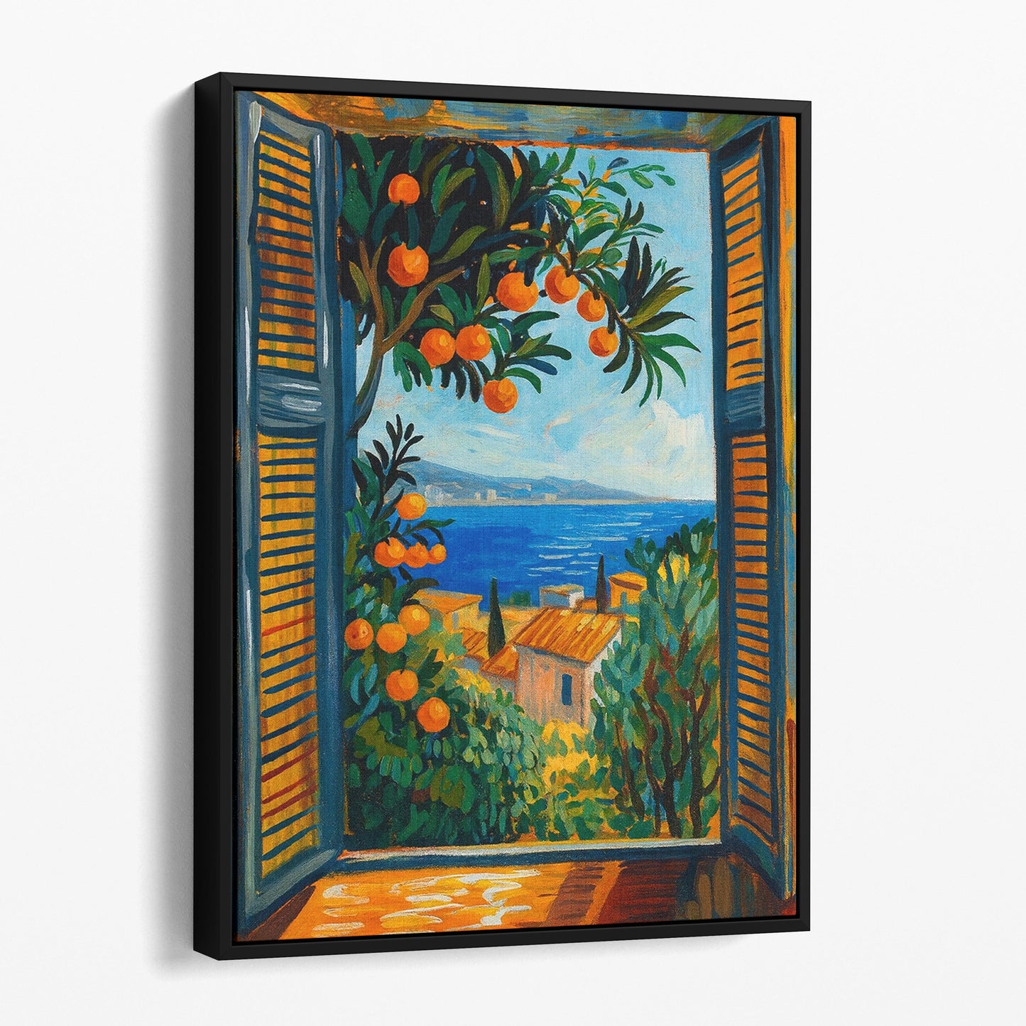 Open Window To The Mediterranean Sea