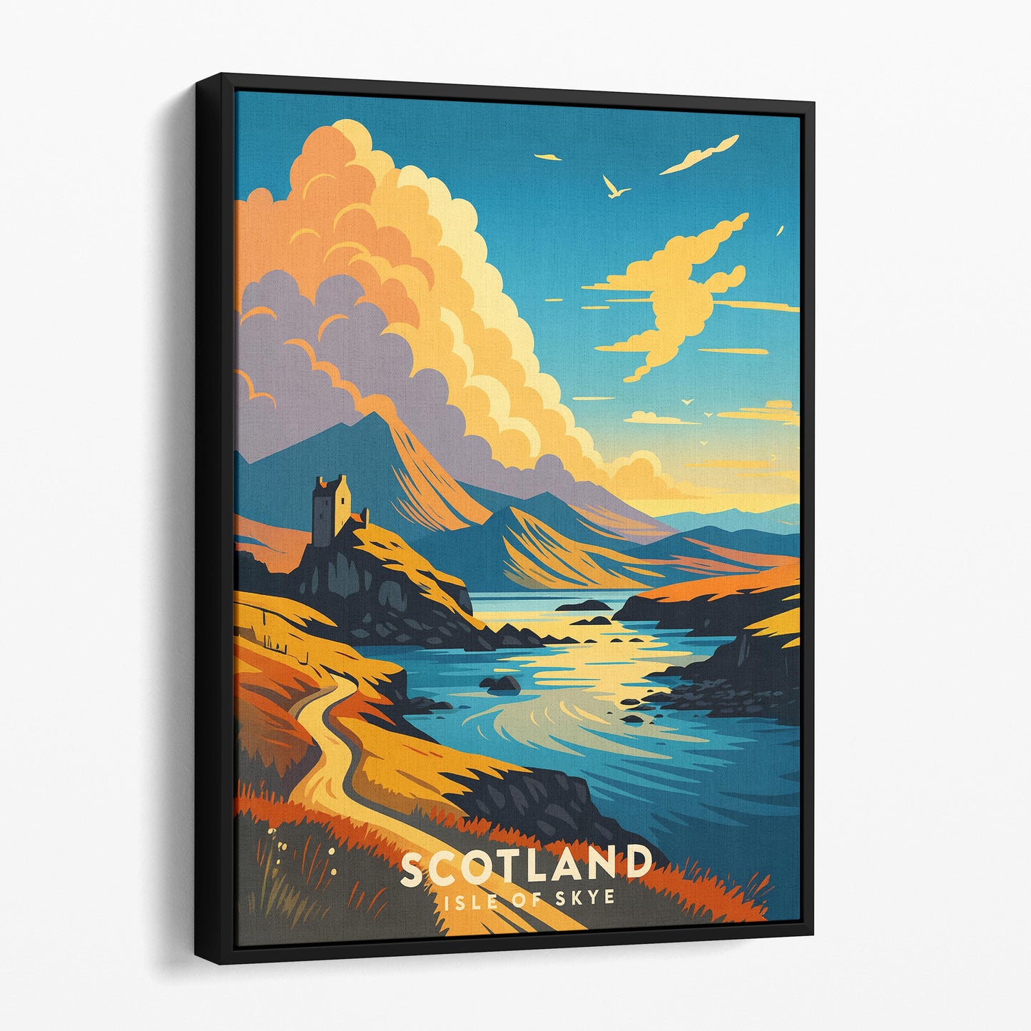 Scotland Vintage Travel Poster