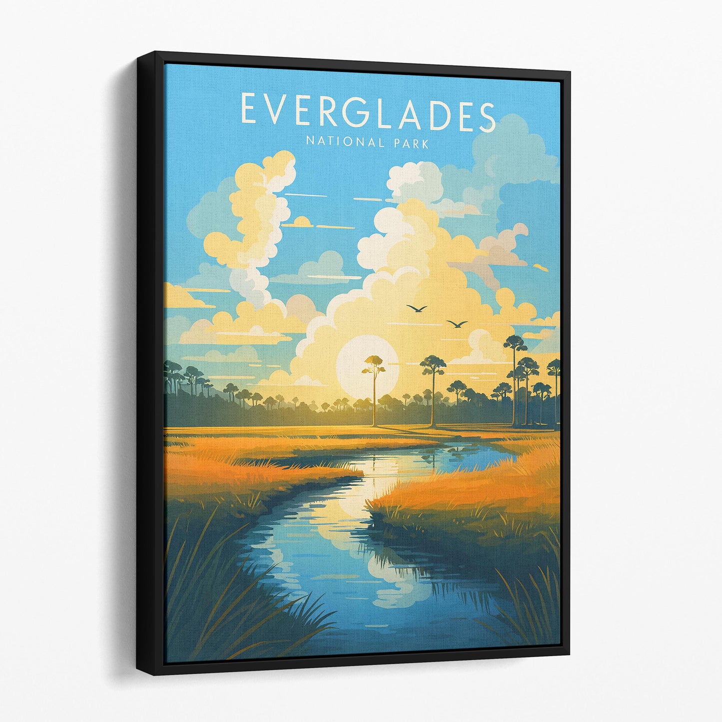 Everglades Florida Travel Poster