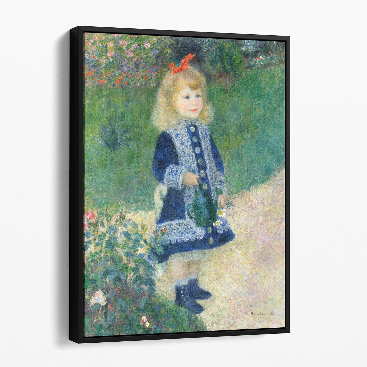 Girl With A Watering Can by Pierre Auguste Renoir