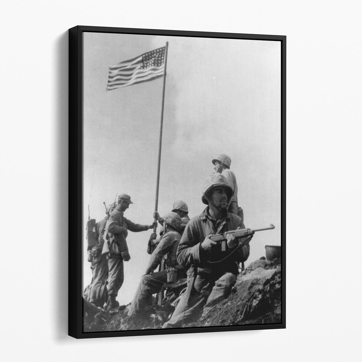 First Iwo Jima Flag Raising, World War Two
