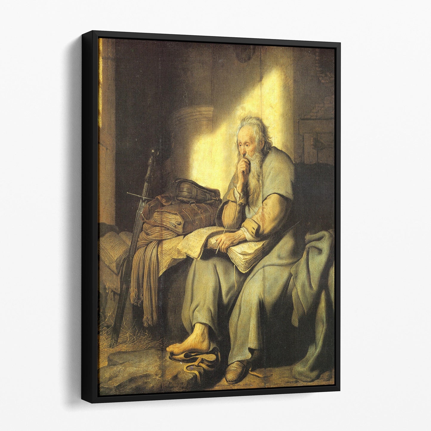 The Apostle Paul in Prison 1627 by Rembrandt