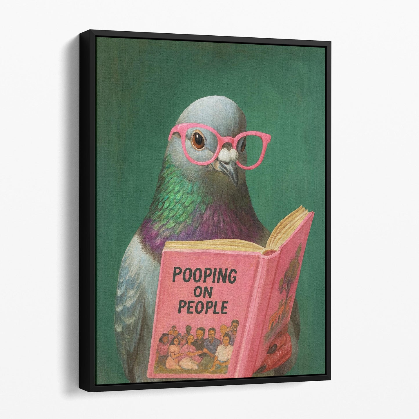 Pigeon Reading Pooping On People Book II