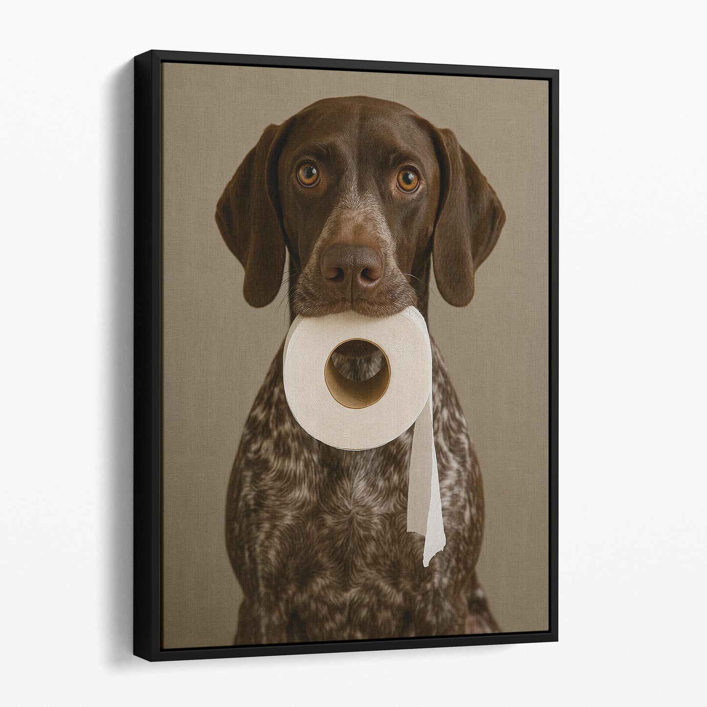German Shorthaired Pointer Dog Toilet Paper