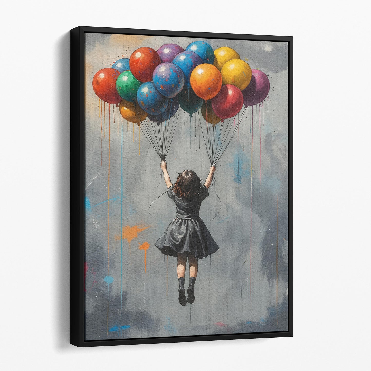 Holding On To Balloons Banksy