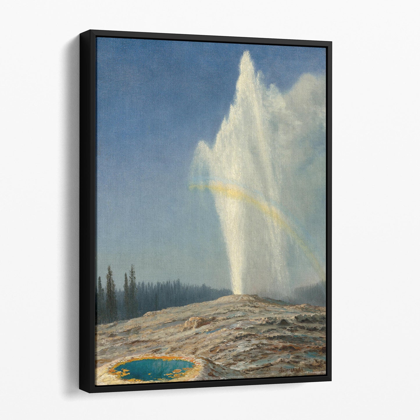 Old Faithful 1881 by Albert Bierstadt