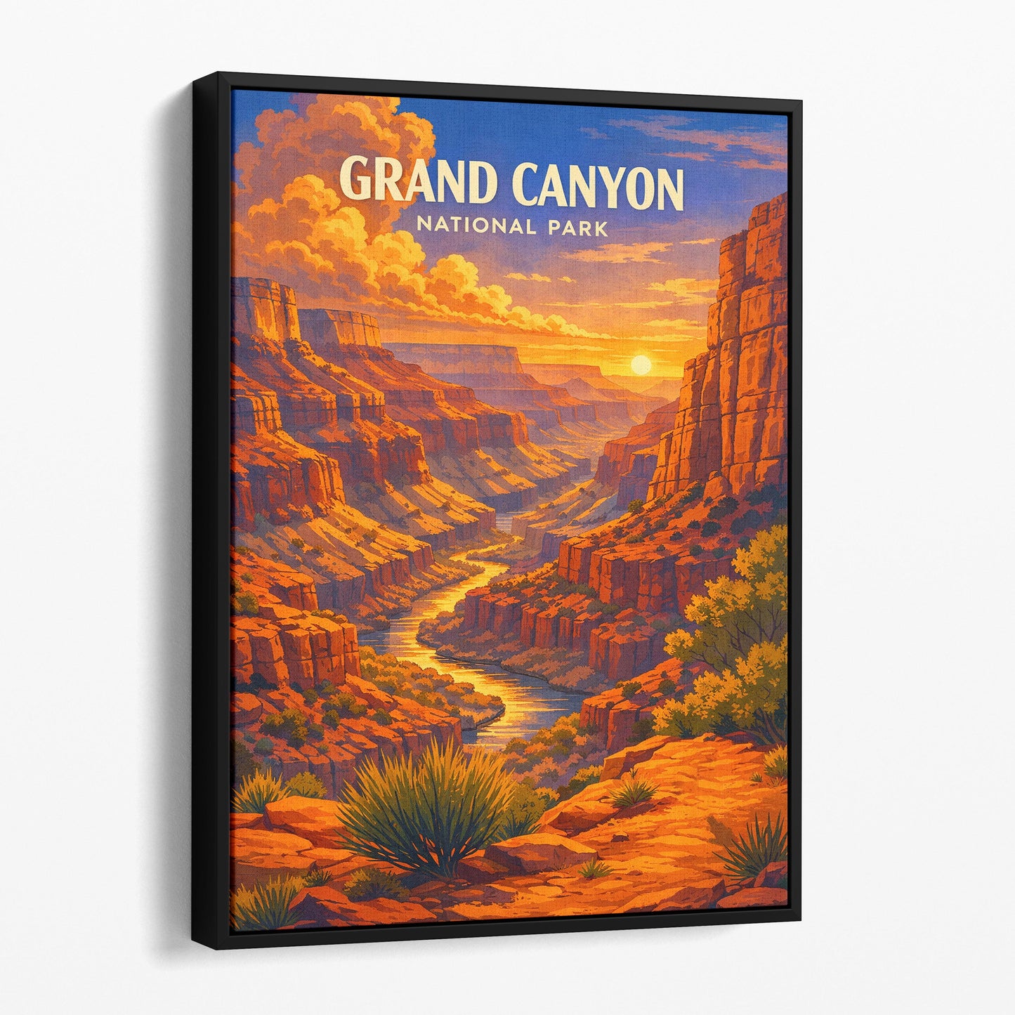 Grand Canyon National Park Travel Poster
