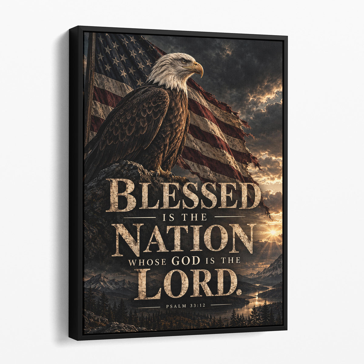 Psalm 33 Verse 12 - Blessed Is The Nation Whose God Is The Lord