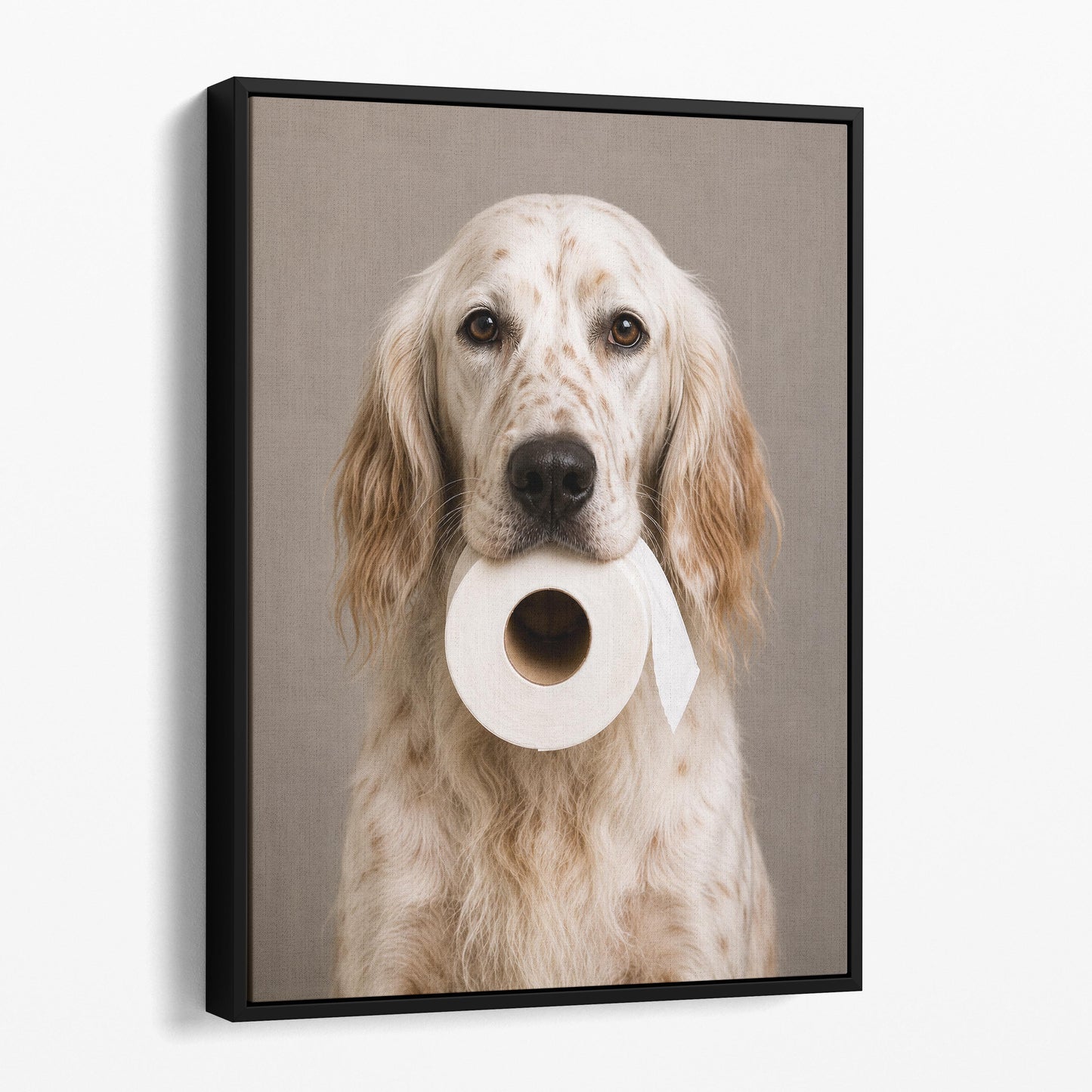 English Setter Dog Toilet Paper