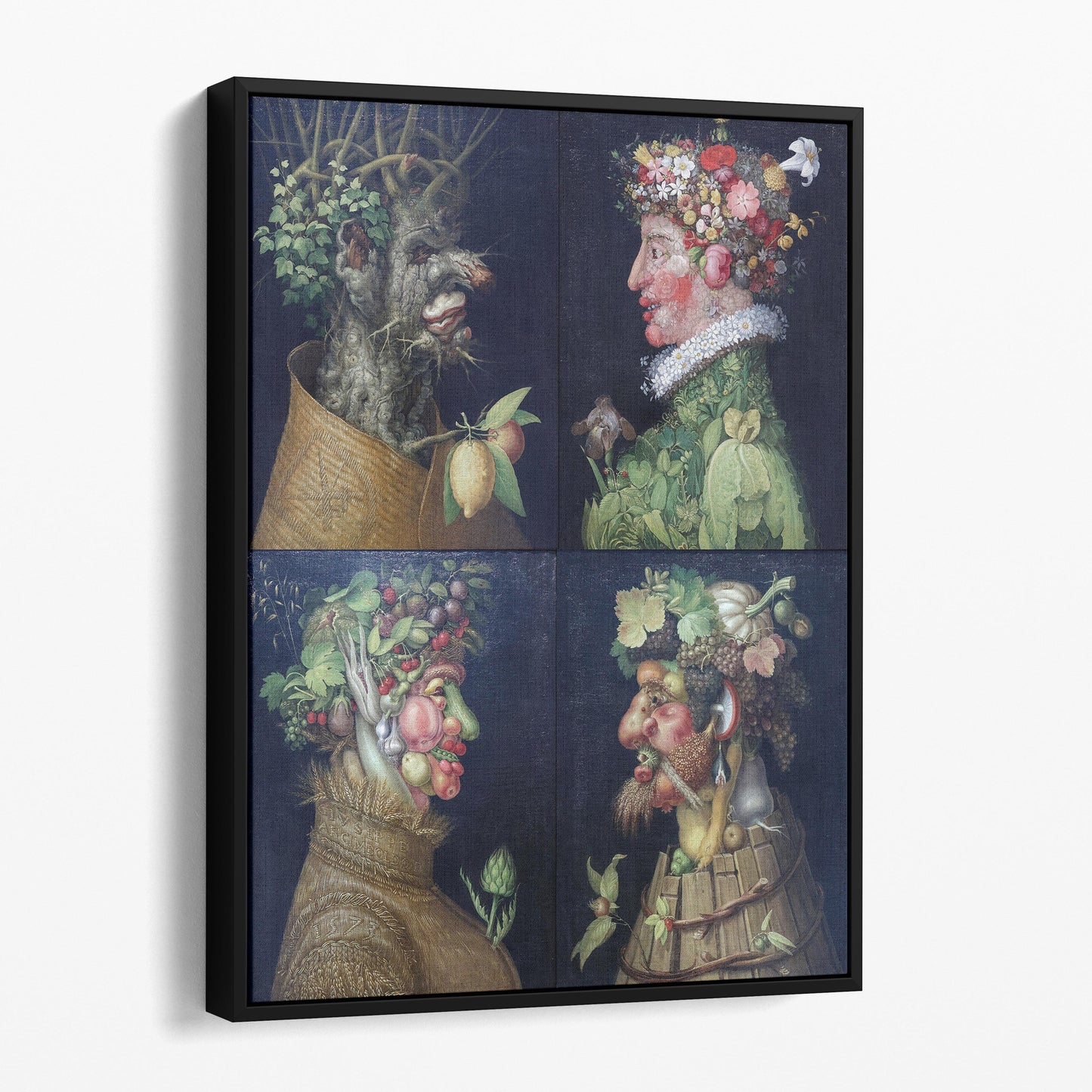The Four Seasons by Giuseppe Arcimboldo