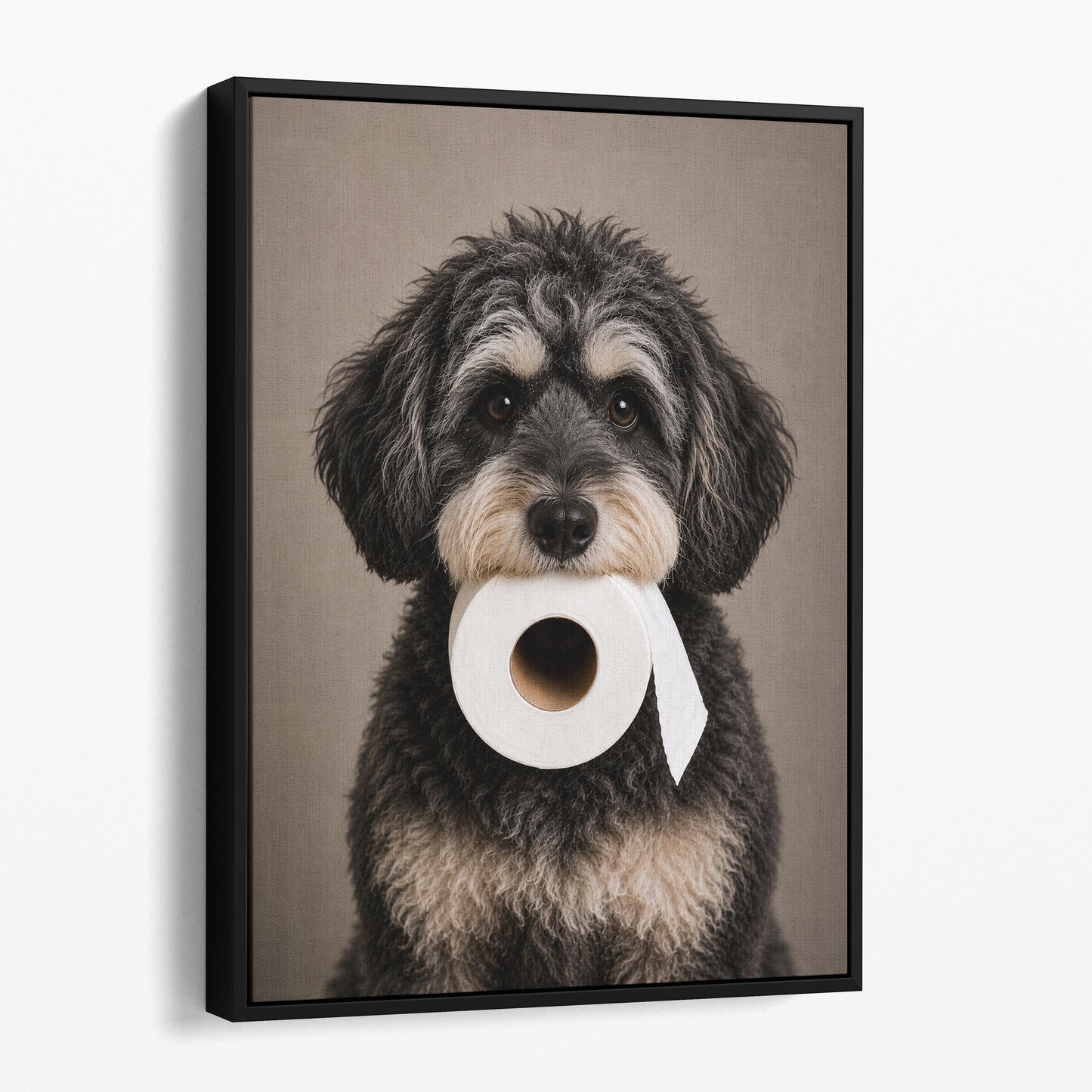 Schnoodle Dog Toilet Paper