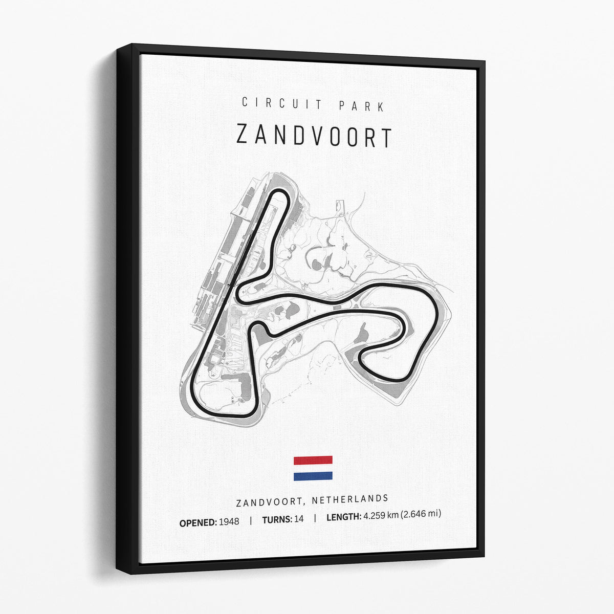 Netherlands Grand Prix Race Track Map