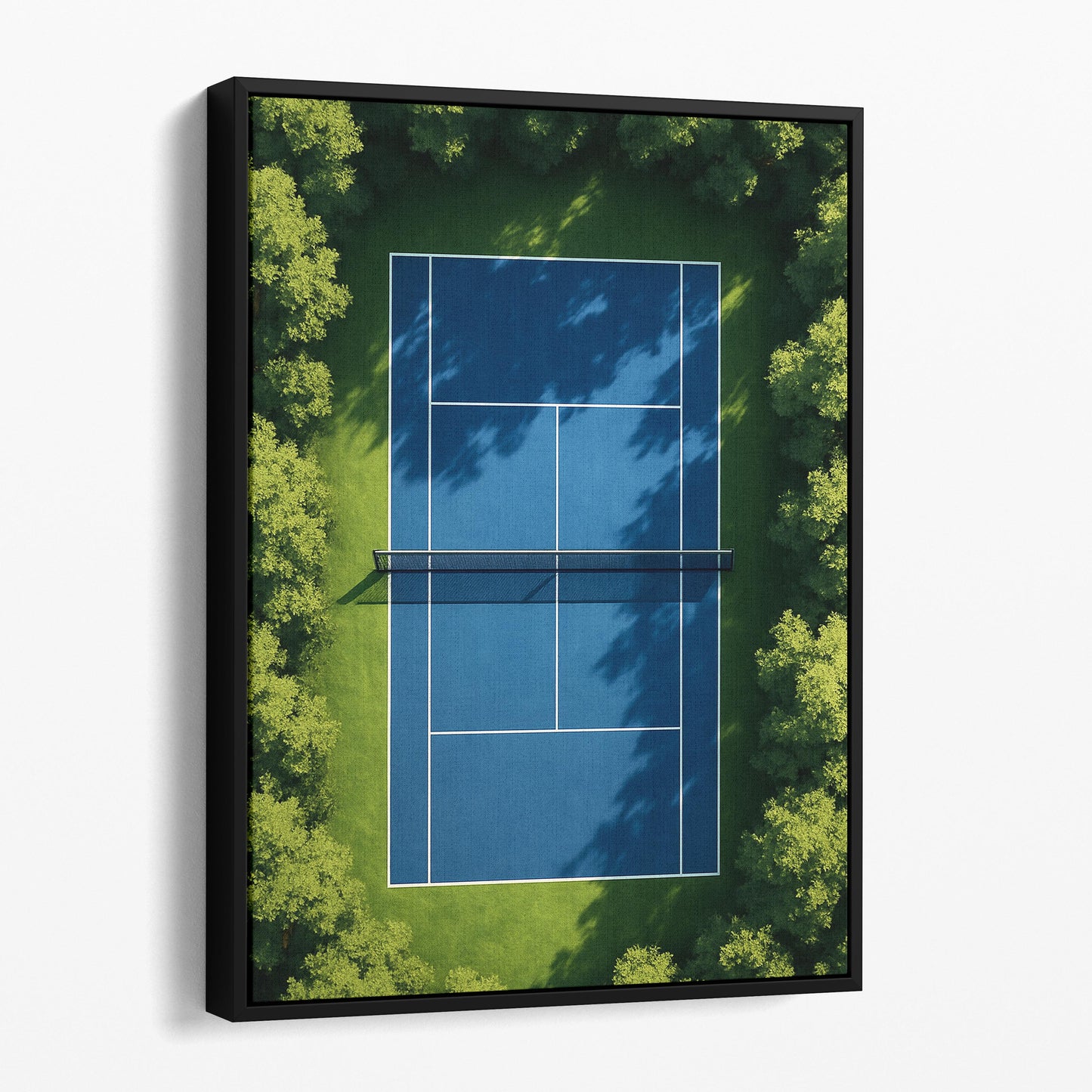 Blue Tennis Hard Court