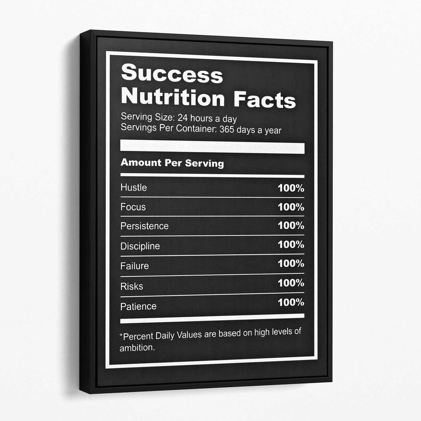 Success Nutrition Facts