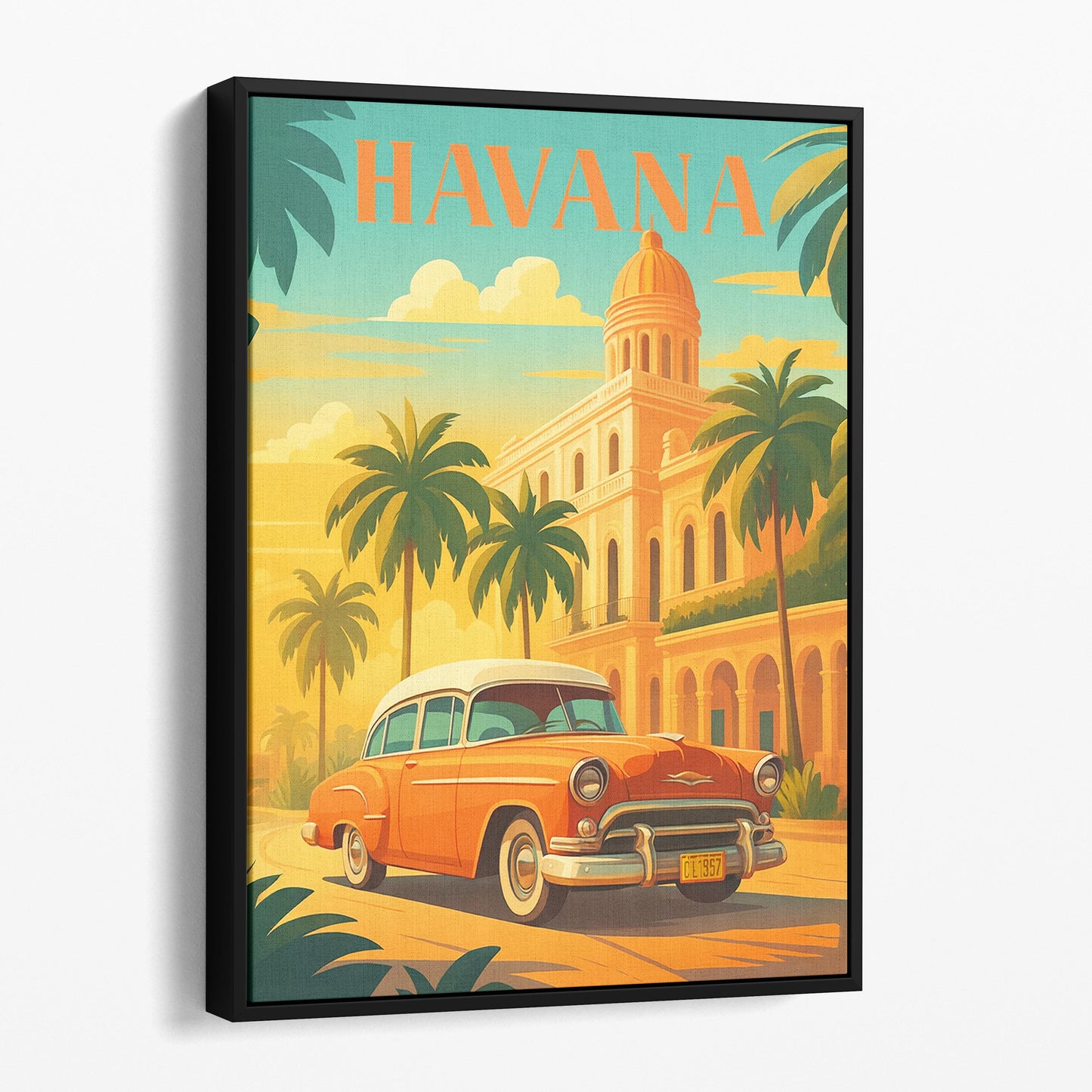 Havana Cuba Vintage Travel Poster