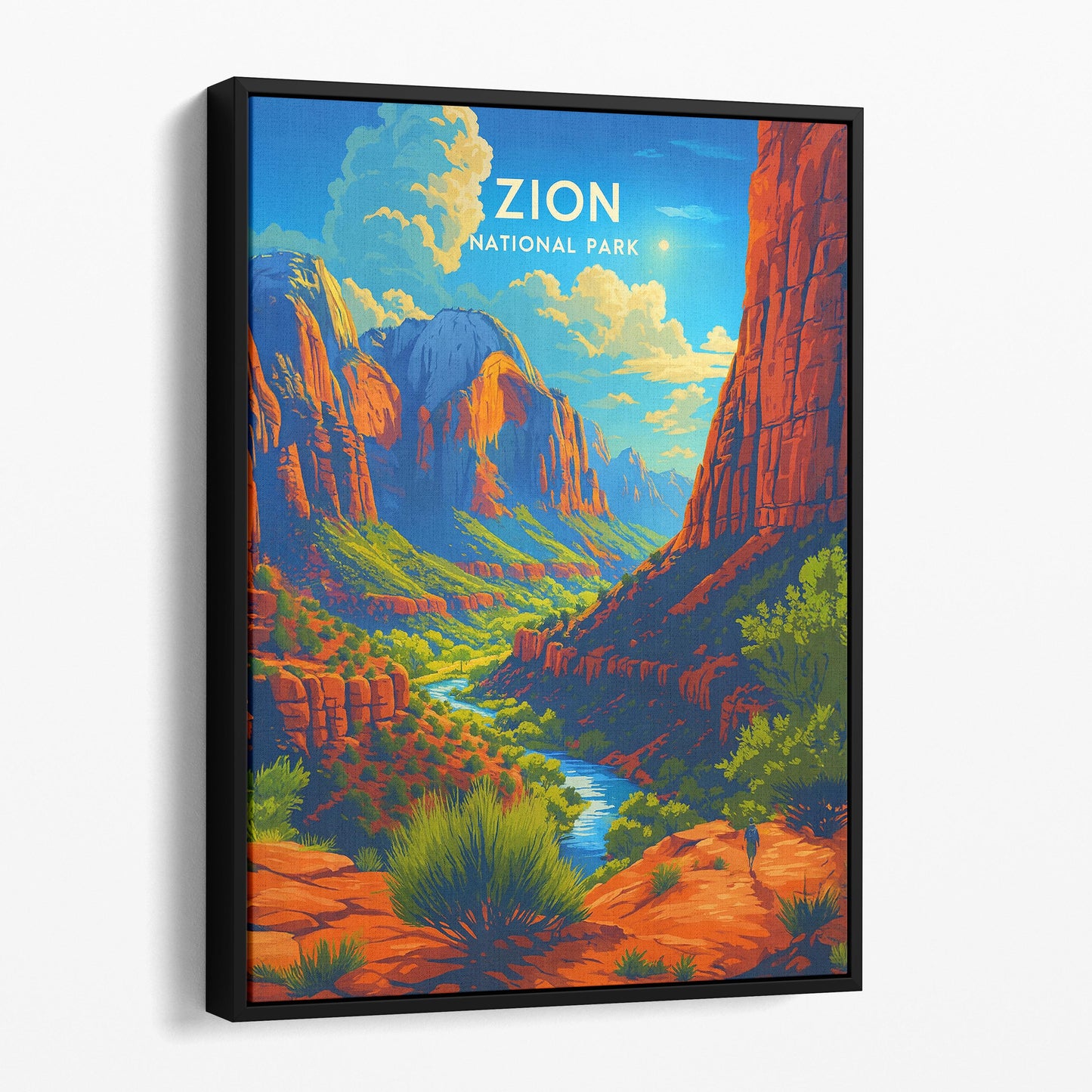 Zion National Park Travel Poster