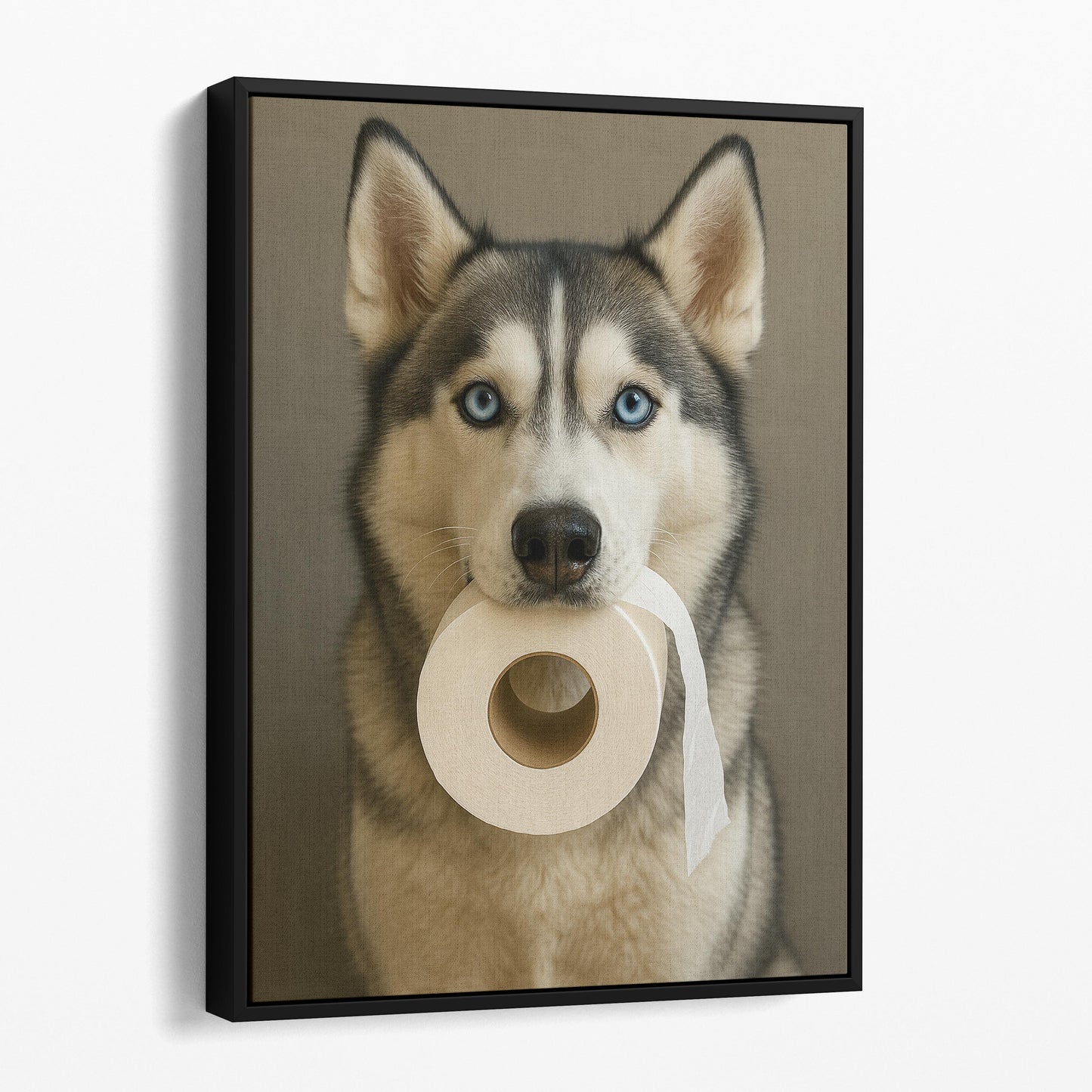 Husky Dog Toilet Paper