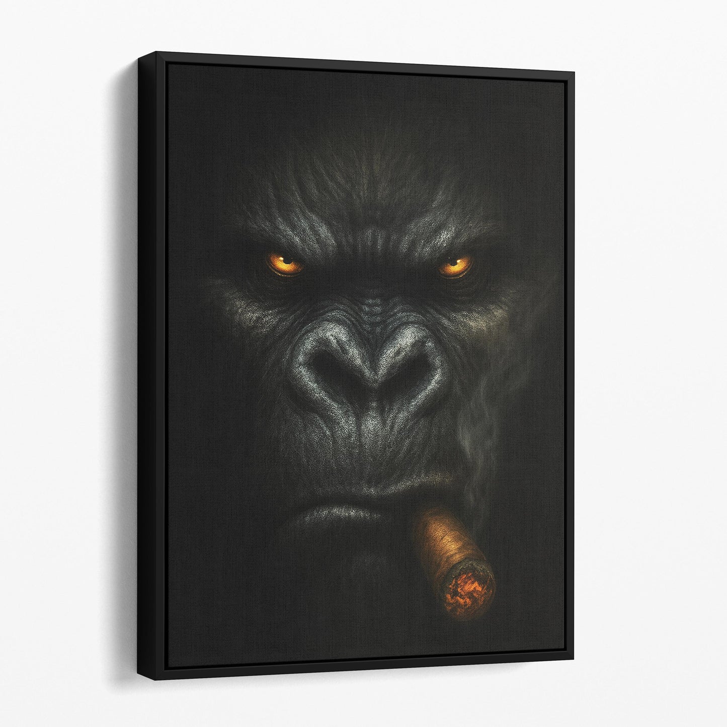 Gorilla Smoking Cigar