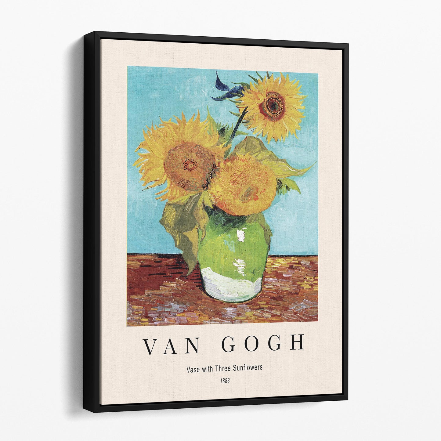 Vincent Van Gogh: Vase With Three Sunflowers