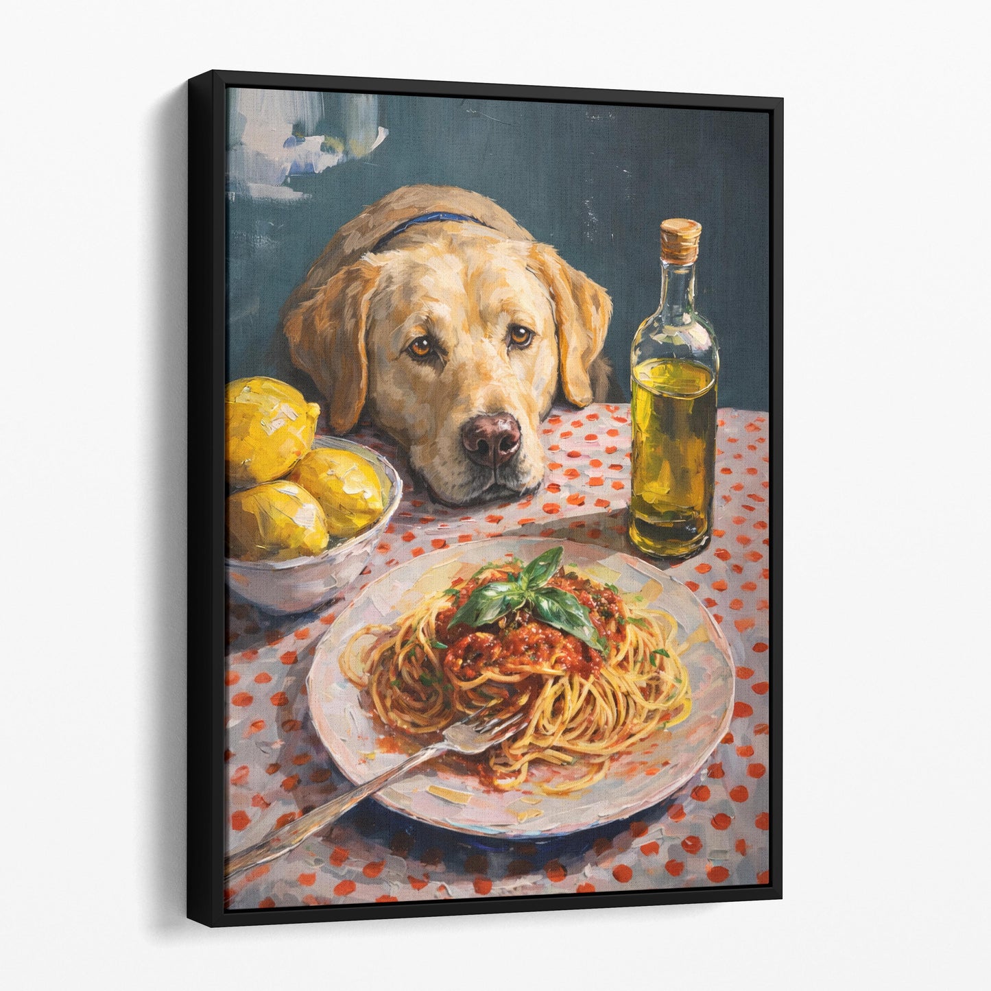 Yellow Labrador Retriever Dog Pasta