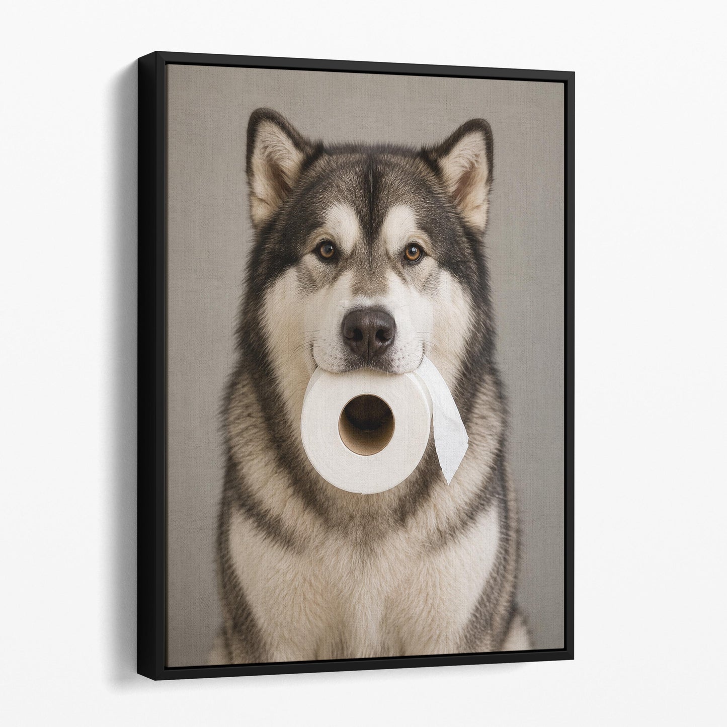 Alaskan Malamute Dog Toilet Paper