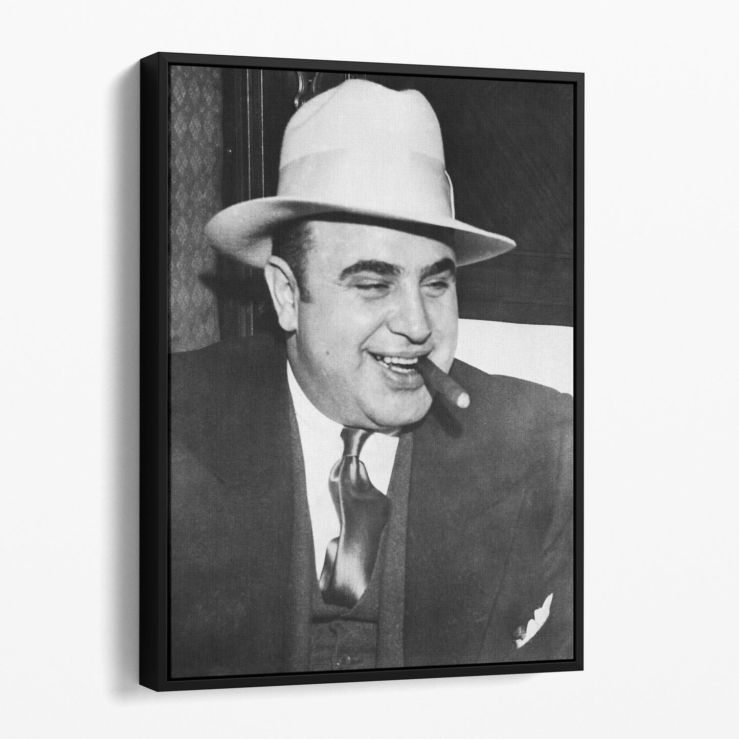 Al Capone Smoking A Cigar