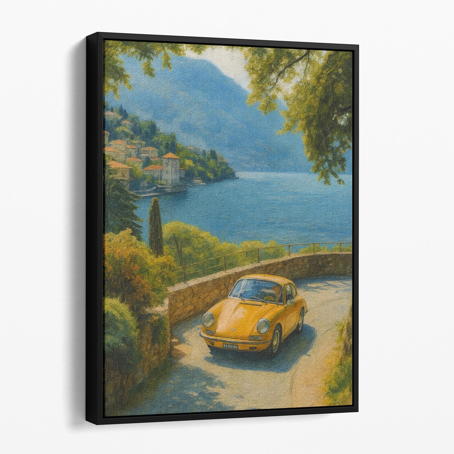 Vintage Porsche On Amalfi Coast