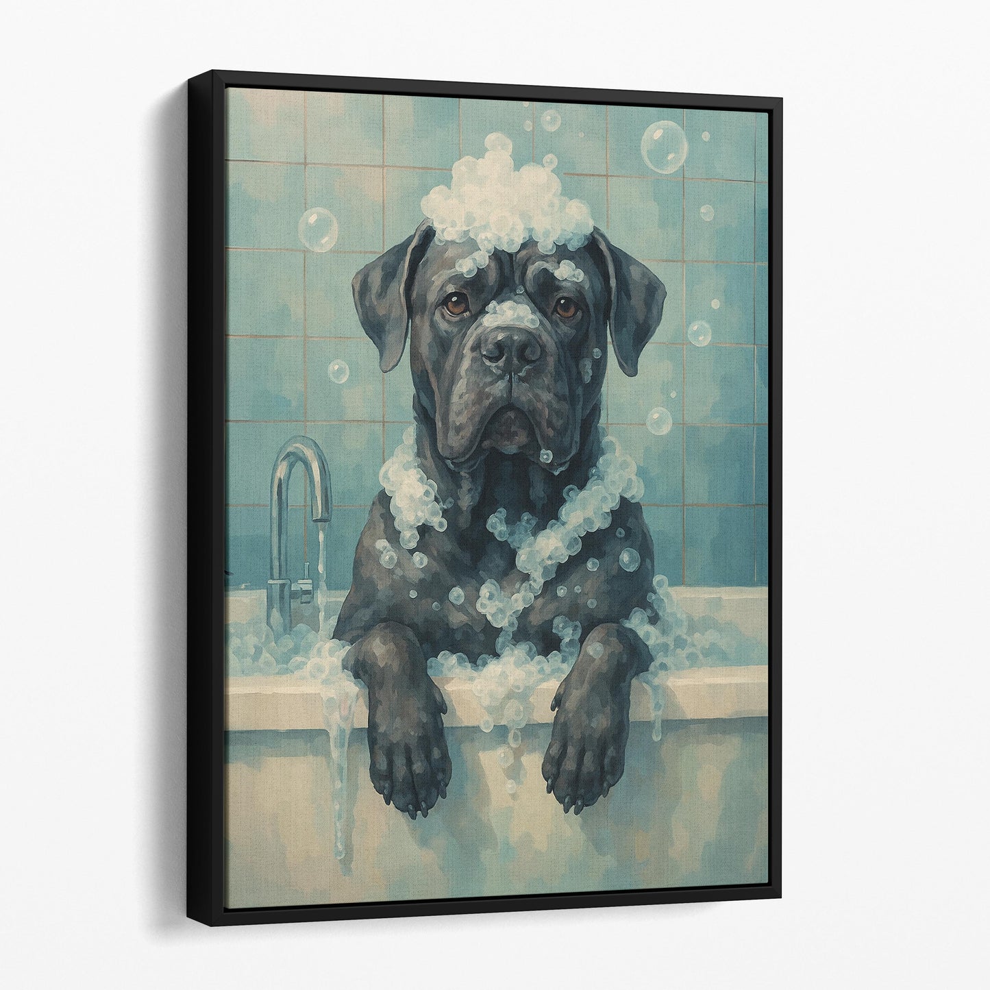 Cane Corso Dog Bathtub Bubble Bath