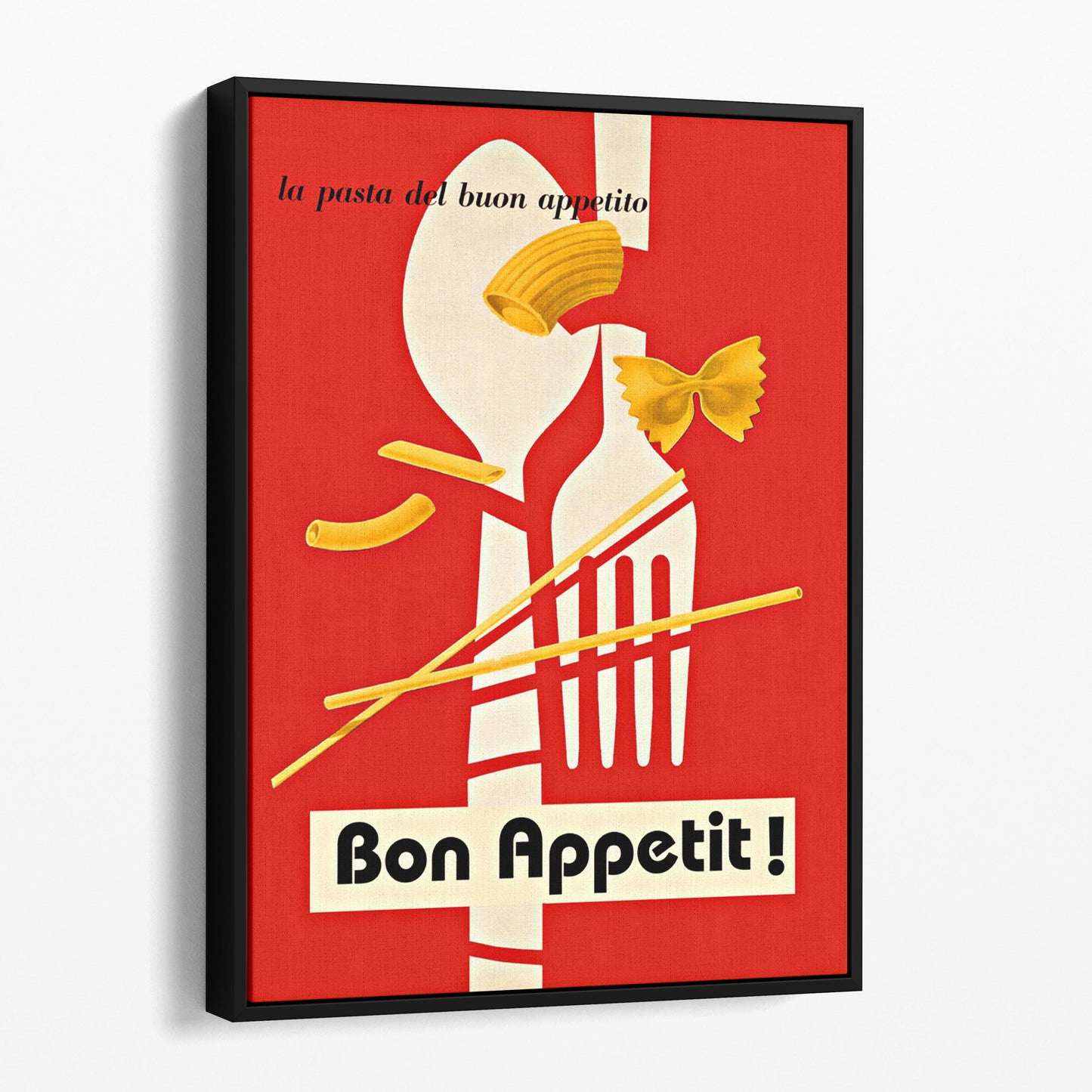 Bon Appetit Pasta Vintage Advertising Poster
