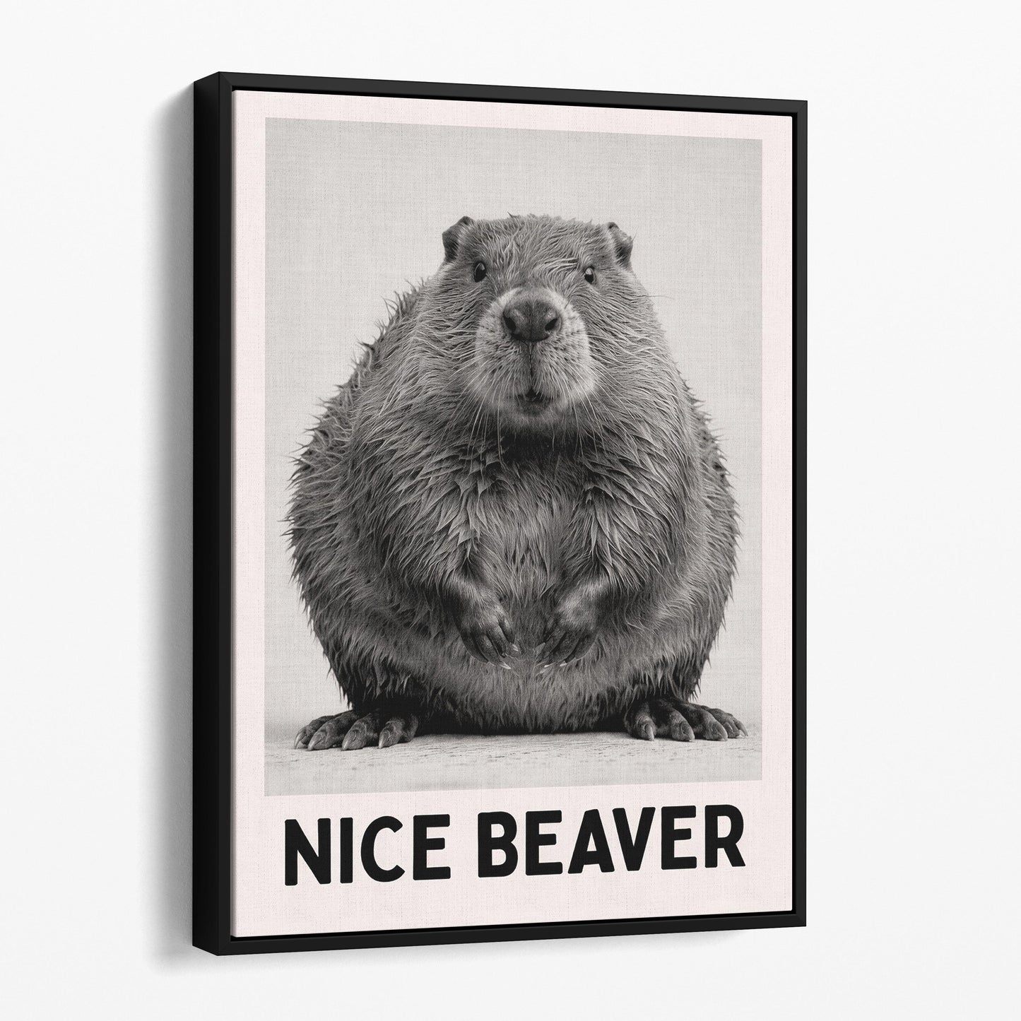 Nice Beaver - Bathroom Sign
