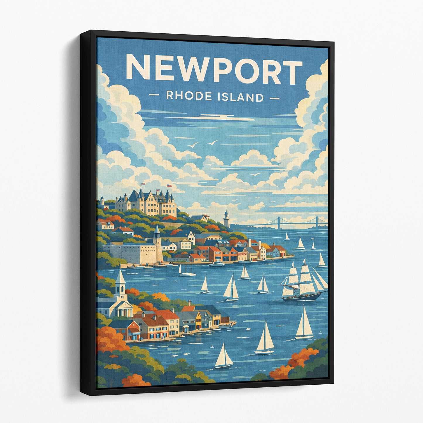 Newport Rhode Island Travel Poster