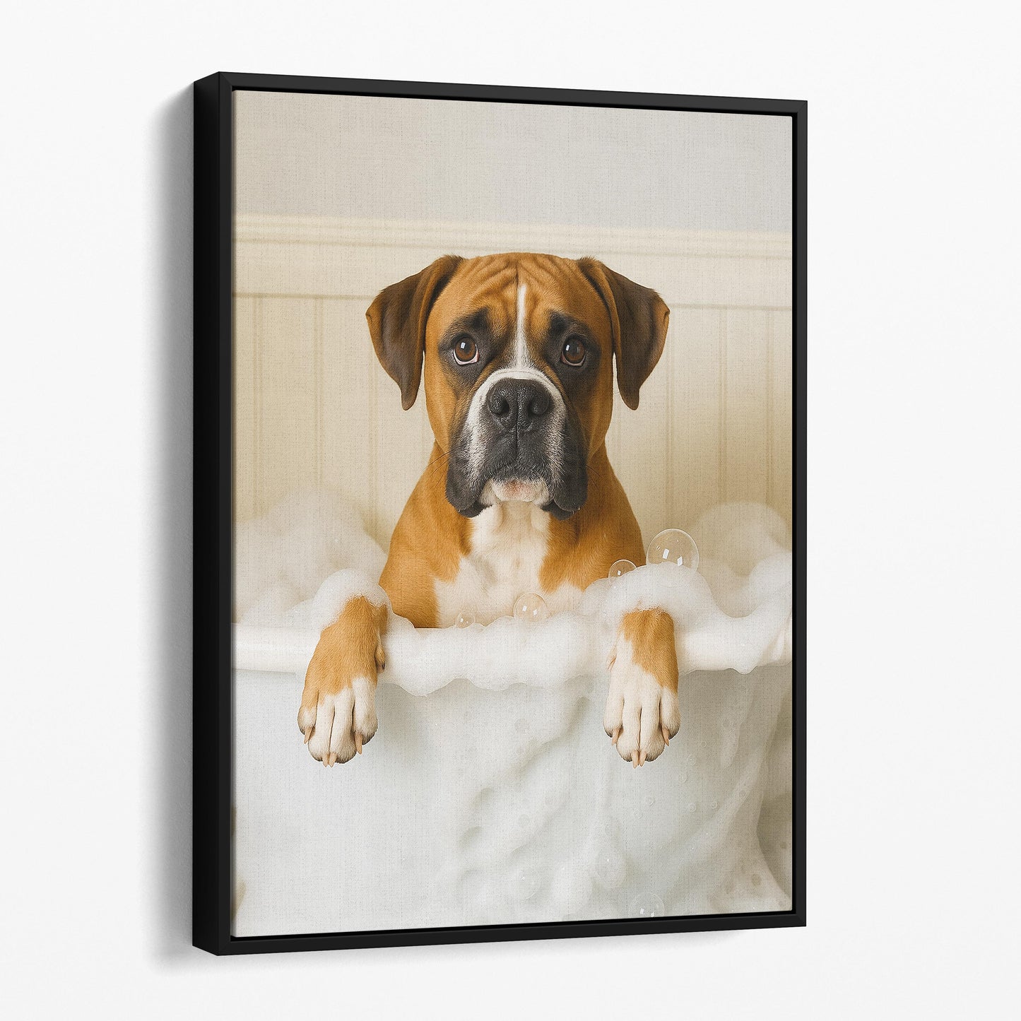 Boxer Dog Bubble Bath