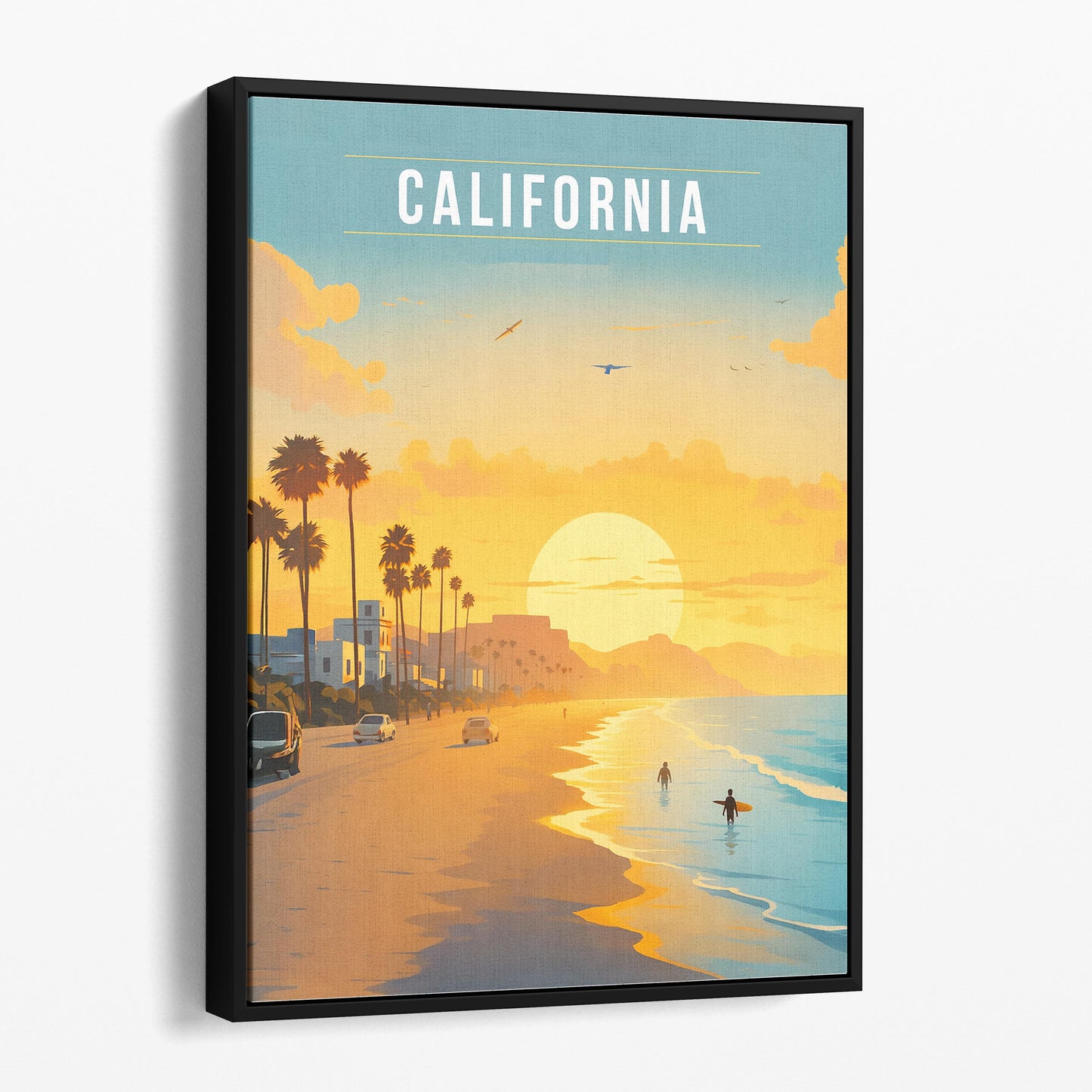 California Vintage Travel Poster
