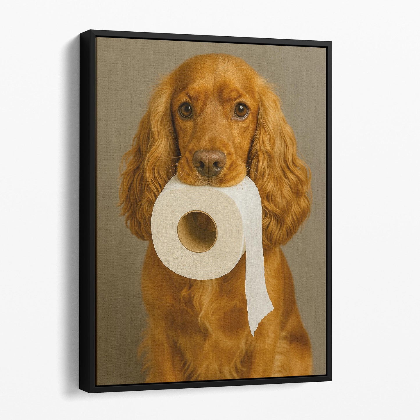 English Cocker Spaniel Dog Toilet Paper