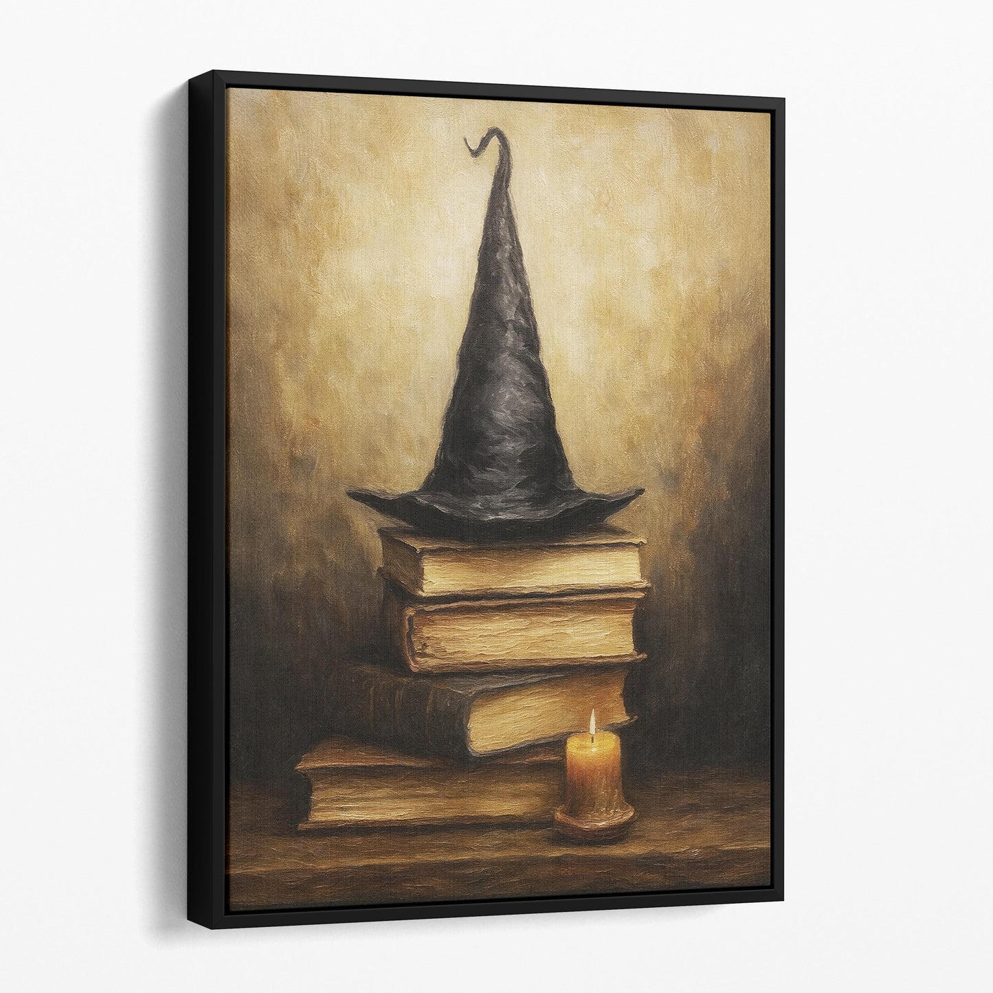 Witch Hat On Books