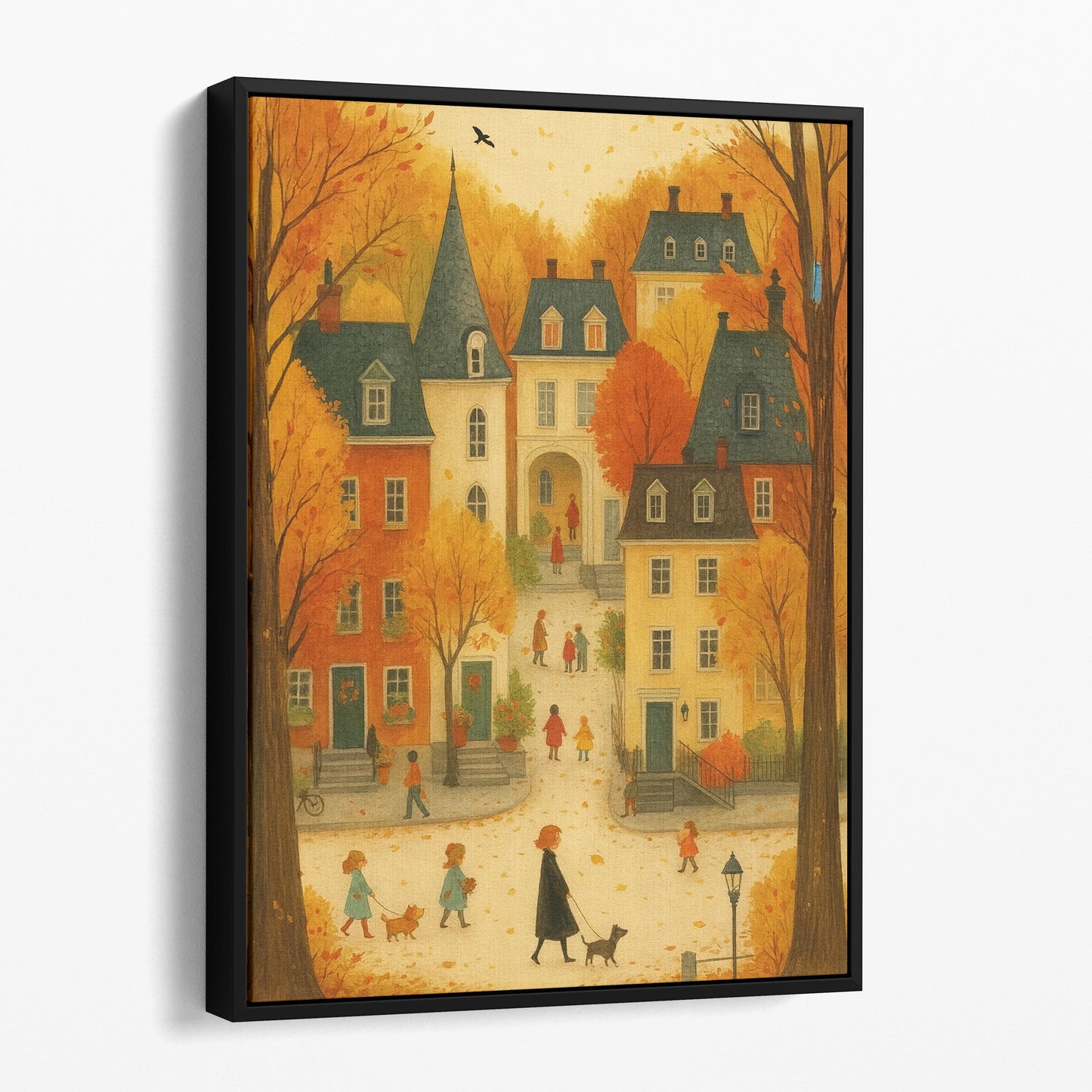 Vintage Fall Autumn Village