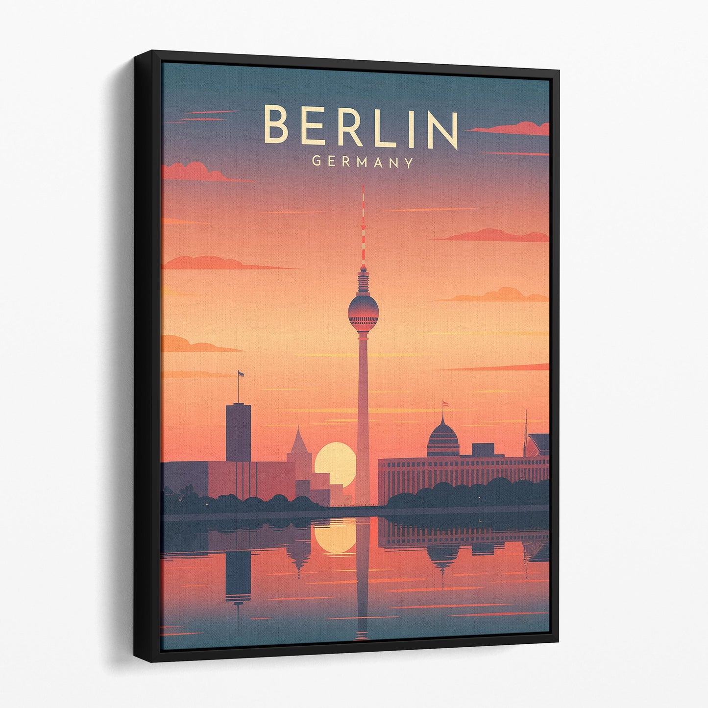 Berlin Germany Travel Poster