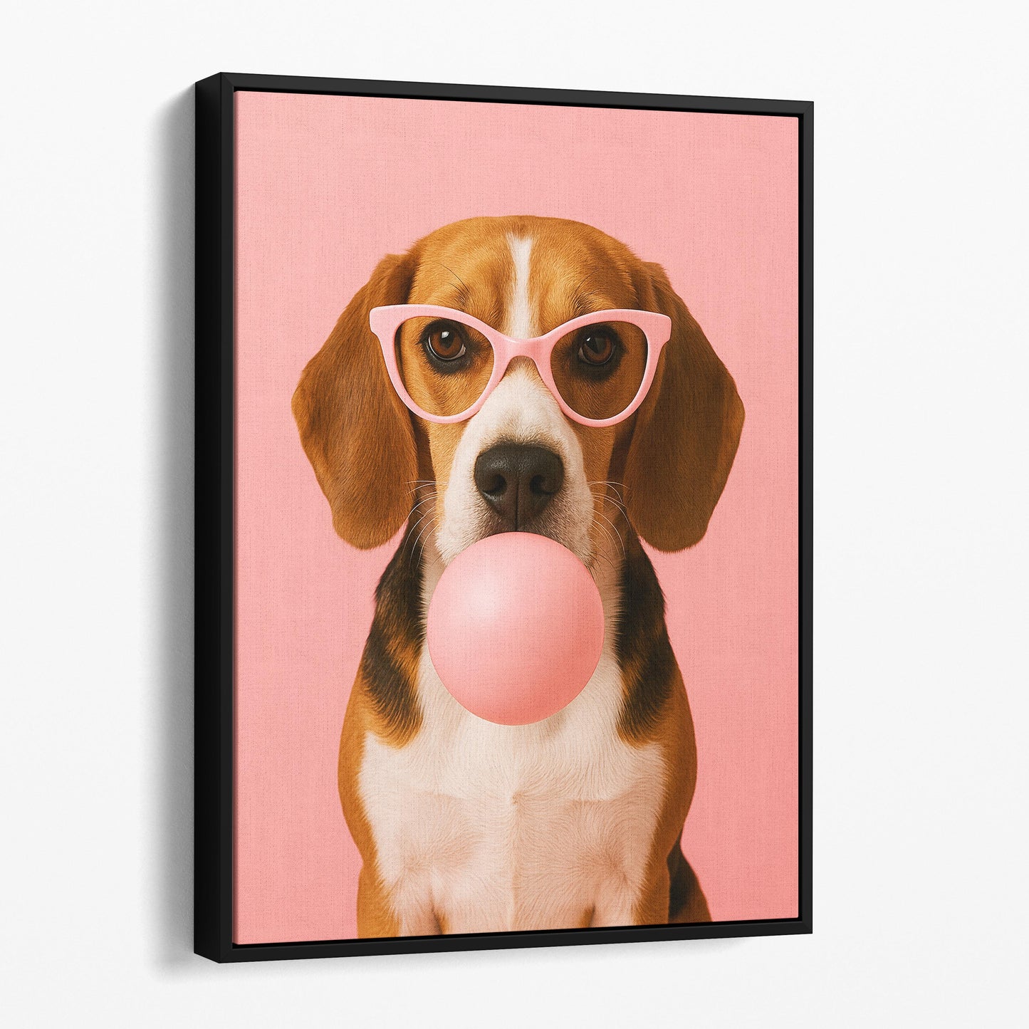 Beagle Dog Pink Bubble Gum Sunglasses
