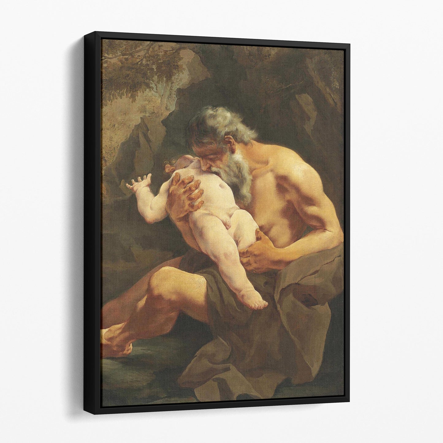Saturn Devouring His Son by Giulia Lama