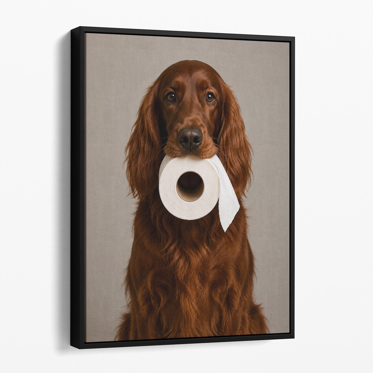 Irish Setter Dog Toilet Paper