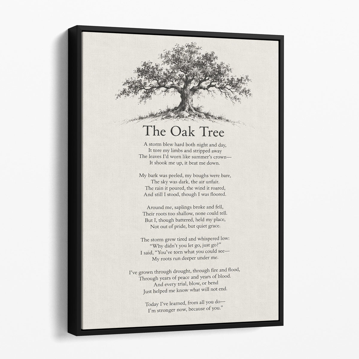 The Oak Tree Poem