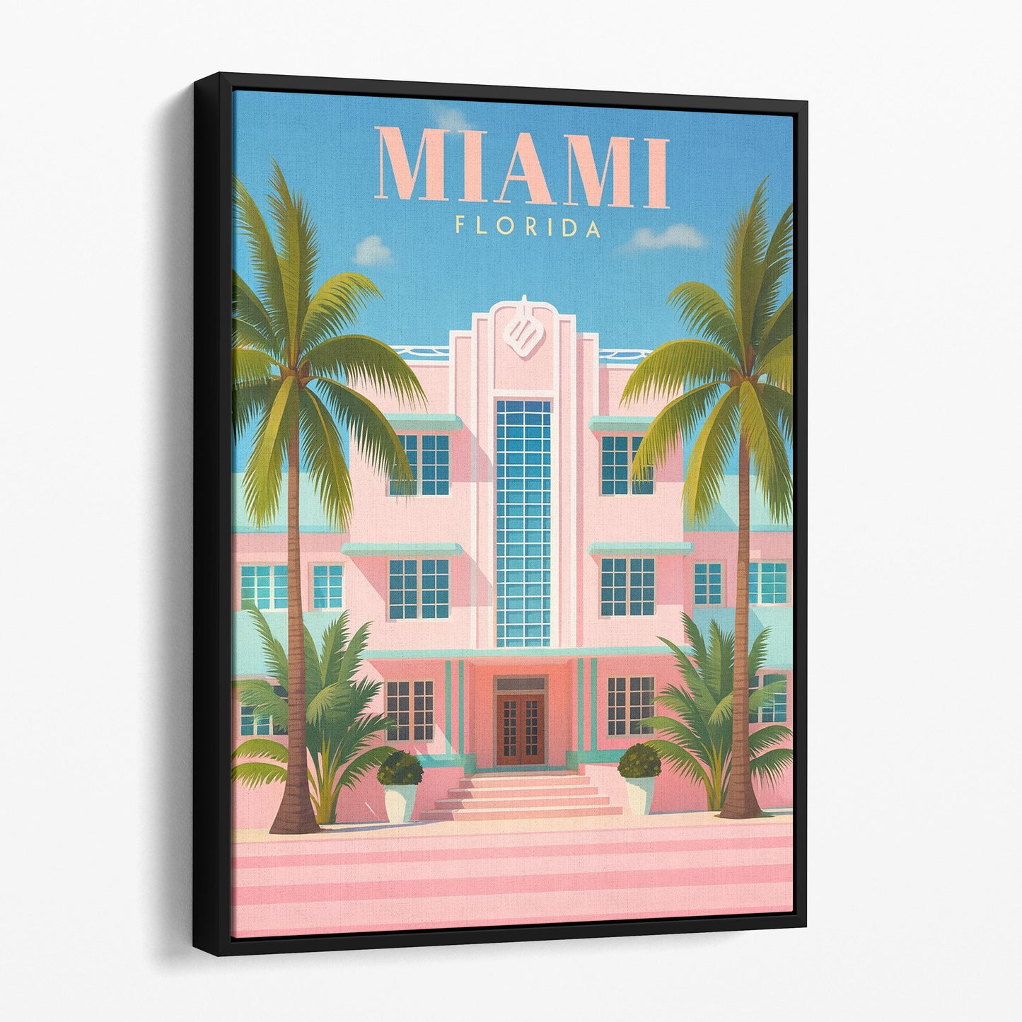 Miami Florida Vintage Travel Poster