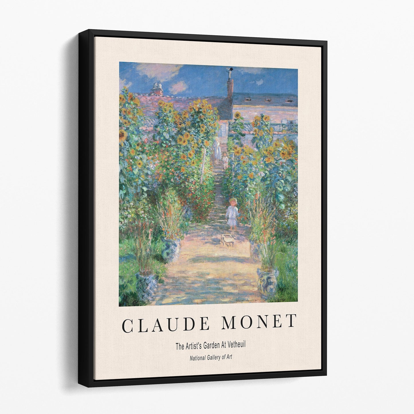 Claude Monet - The Artist's Garden at Vetheuil