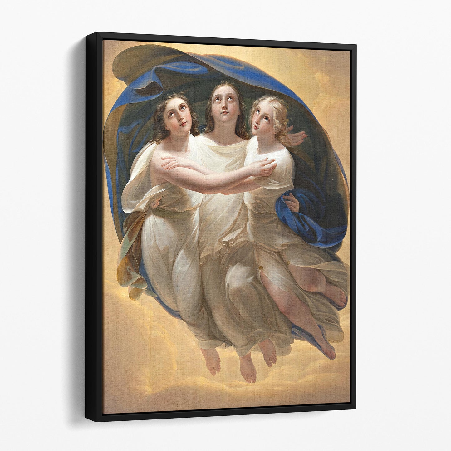Three Angels (Faith, Hope and Love) 1830 by František Tkadlík