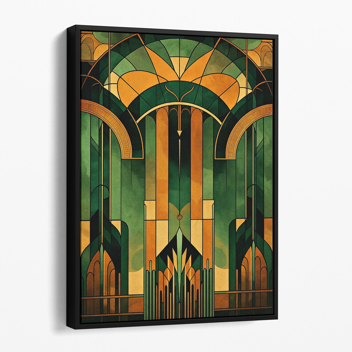 Green & Gold Art Deco