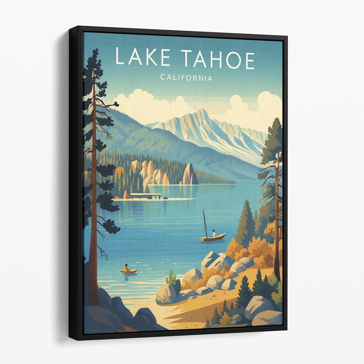 Lake Tahoe Travel Poster