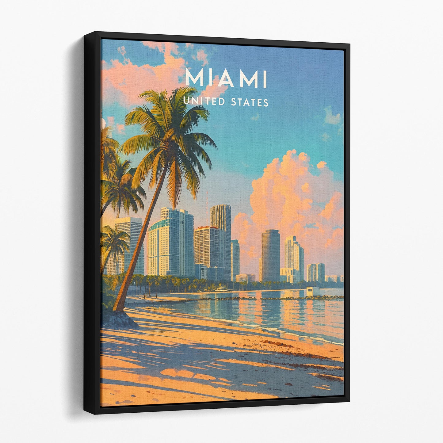 Miami Vintage Travel Poster