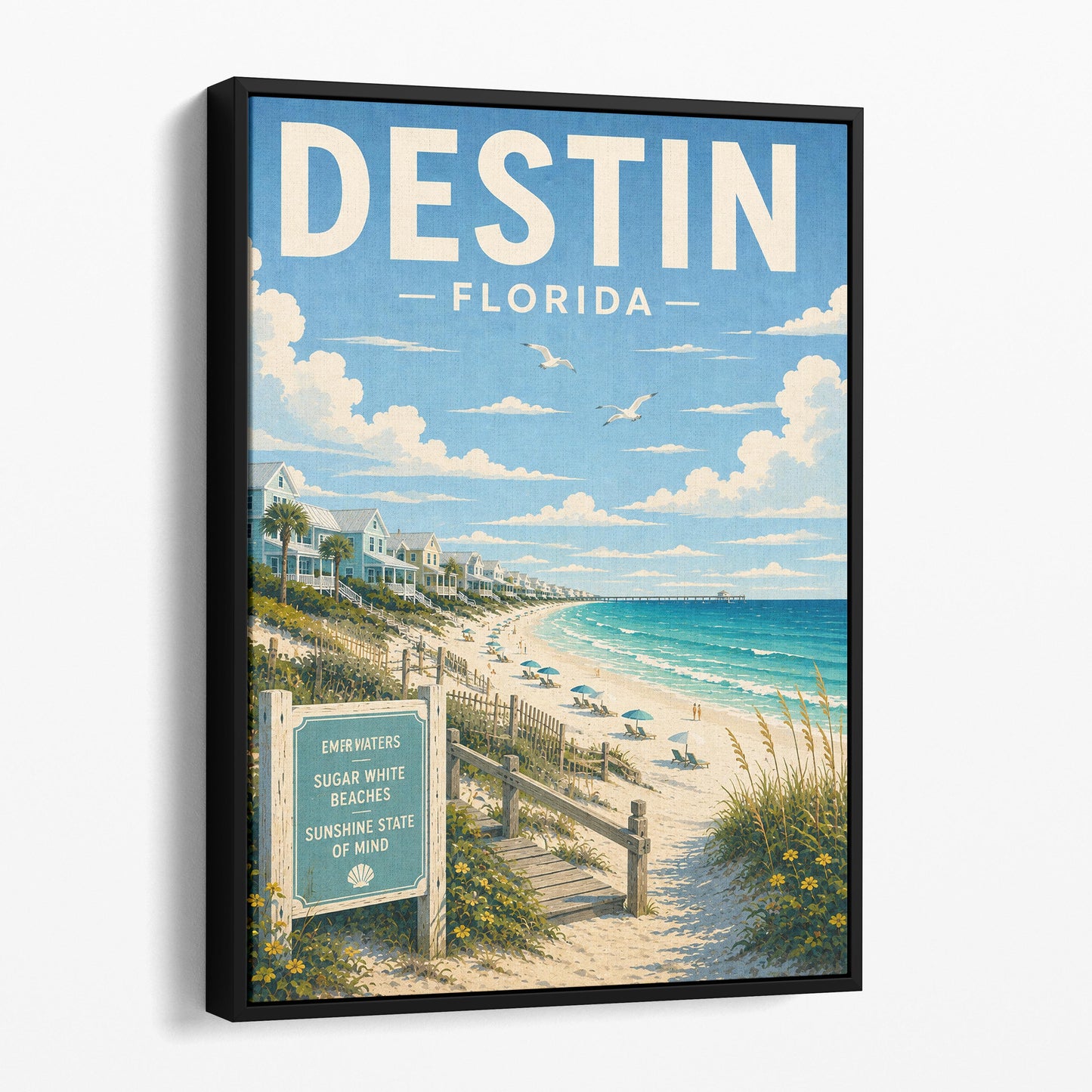 Destin Florida Travel Poster