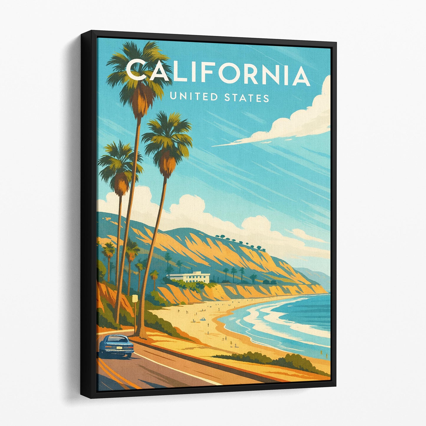 California Vintage Travel Poster