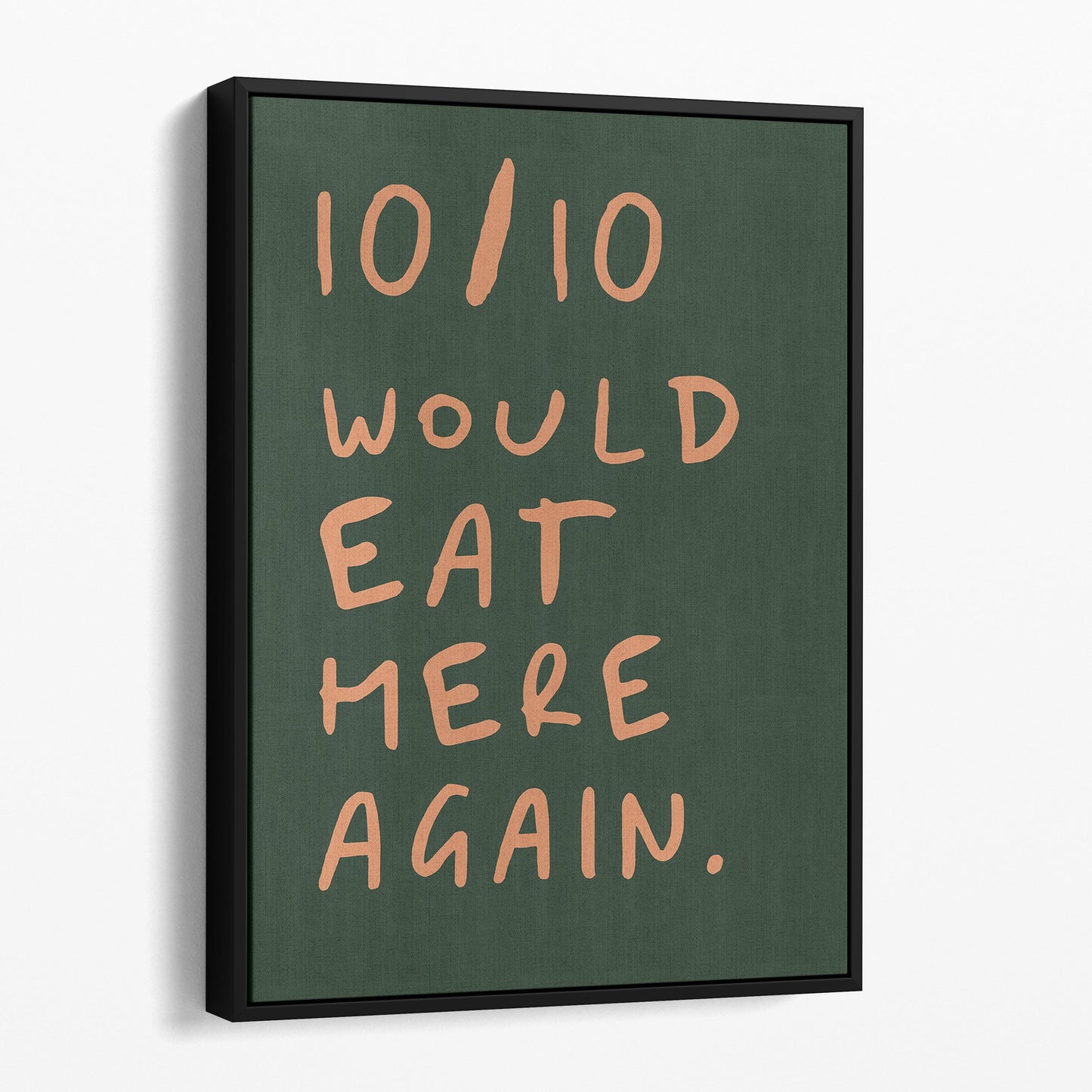 Would Eat Here Again Kitchen Wall Sign